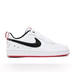 Nike Court Borough 2 SE Low White Very Berry for youth size 5